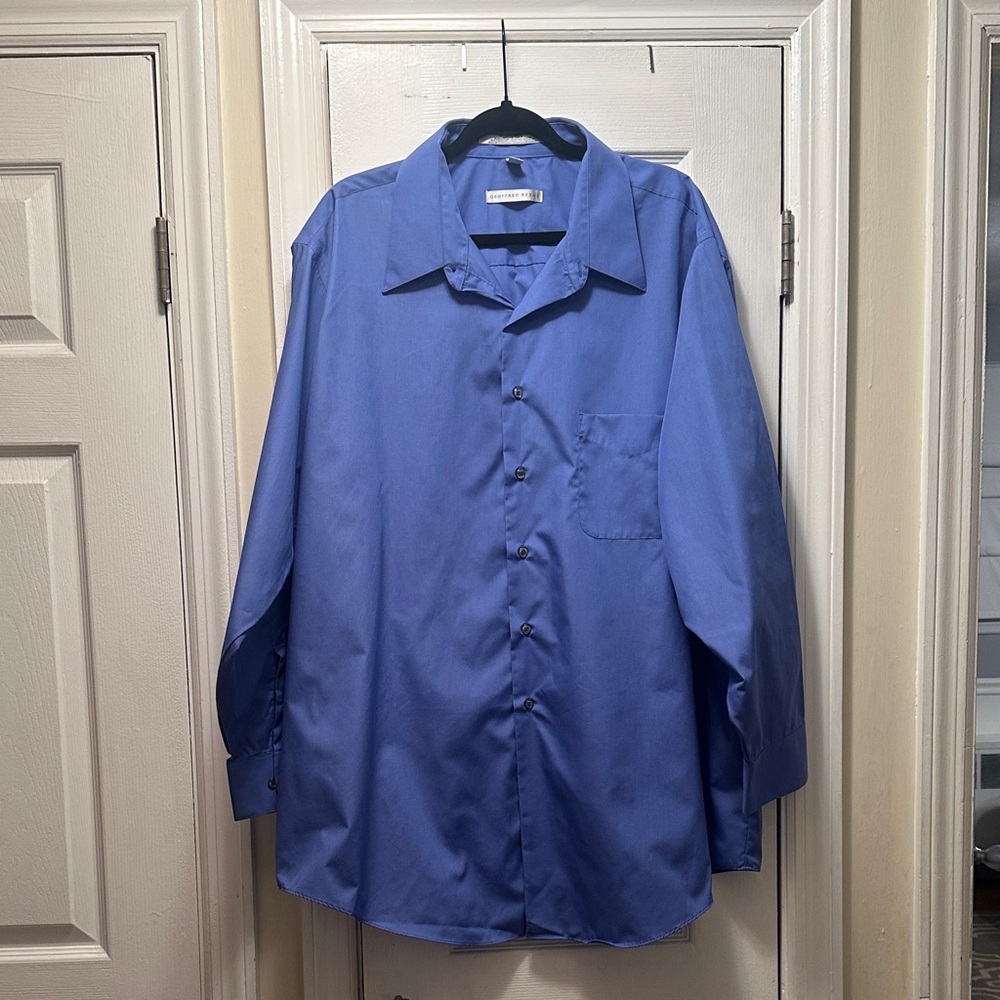 Geoffrey Beene Button Up Shirt Size 19